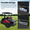 G-PLUS Storage Cooler & Storage Box Insert Compatible with Rear Seat Kits Except Club Car Ds Models Black