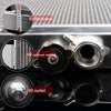 Compatible For Jeep CJ5/CJ6/CJ7 3.8L 4.2L 5.6L 1972-1986 Full Aluminum Racing Radiator Replacement + 2 PCS 10'' Radiator Cooling Fan