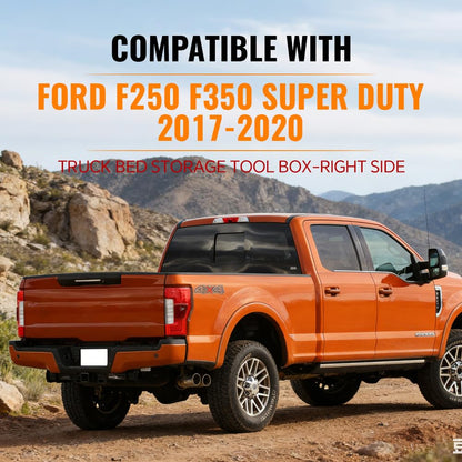 G-PLUS Truck Bed Storage Box Tool Box Compatible With 2017-2020 Ford F250 F350 Super Duty,Tool Box Passenger Side