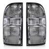 G-PLUS Tail Lights Assembly Rear Lamps Fit For Toyota Tacoma 2001 2002 2003 2004,81560-04060 81550-04060 Chrome Housing Smoke Lens Driver & Passenger Side Luces Traseras, Faros Traseros