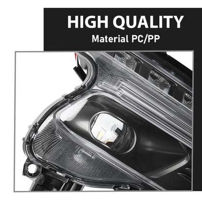 G-PLUS Front LED Fog Lights Left Right Side Pair Compatible with Hyundai Santa Fe Sport 2017-2018 922014Z510, 922024Z510