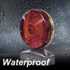 G-PLUS Universal 12V Magnetic Towing Light Kit Tail Lights Turn Signal Lamp Kit 20' 55lb Magnetic Strength, Red & Amber