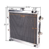G-PLUS Cooling Radiator Racing Aluminum Compatible with 1984-1995 Toyota Pickup 4Runner 2.4l L4 85 86 87 88 89 90