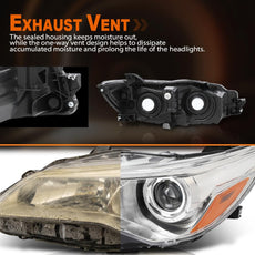 G-PLUS Headlights Headlamp for Toyota Camry 2015-2017 White Product Features