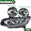 G-PLUS Projector Headlights, Compatible with Honda Civic 2016-2021 2/4Door DX EX/EX-L/EX-T LX/LX-P Si Sport,(NOT For Factory LED Headlight Models) Halogen Model LED DRL (Passenger & Driver Side)