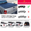 G-PLUS Hard Solid Tri-Fold Tonneau Short Bed Cover Compatible with 2004-2014 Ford F150 5.5ft