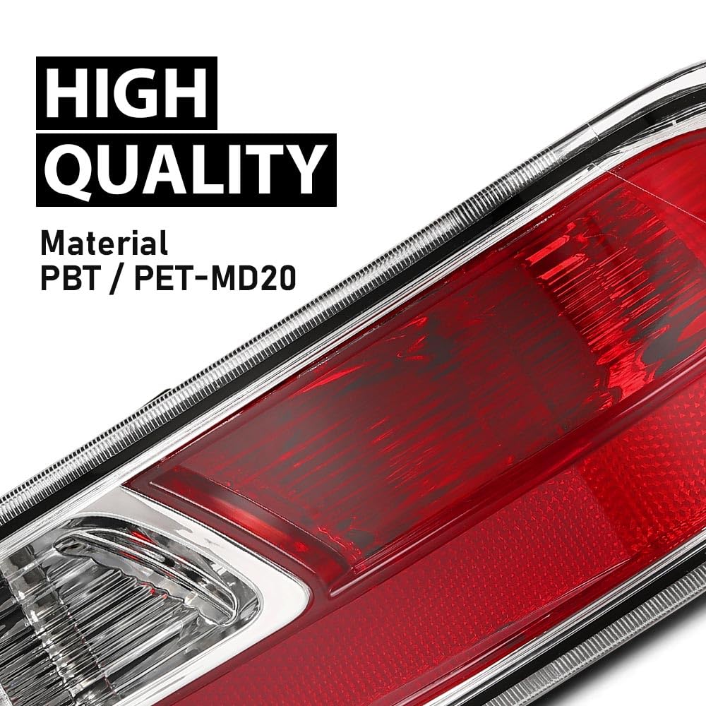 G-PLUS Rear Right Passenger Side Tail Light Lamp Compatible with LX GX460 2014-2023 81671-60160, 8167160160, LX2887103 Luces Traseras Rear Brake Lamps Assembly