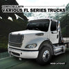 G-PLUS Hood Latch Kit Compatible with FL Series Freightliner Trucks 6808800160 315-5206