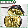 G-PLUS Front Bumper Fog Lights Assembly Compatible With 2005-2011 Toyota Tacoma/ 2007-2013 Tundra (Yellow lens) neblineros para autos delantero faros antiniebla