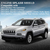 G-PLUS Engine Splash Shield Compatible with Jeep Cherokee 2015 2016 2017 2018 68102261AG CH1228156 Black