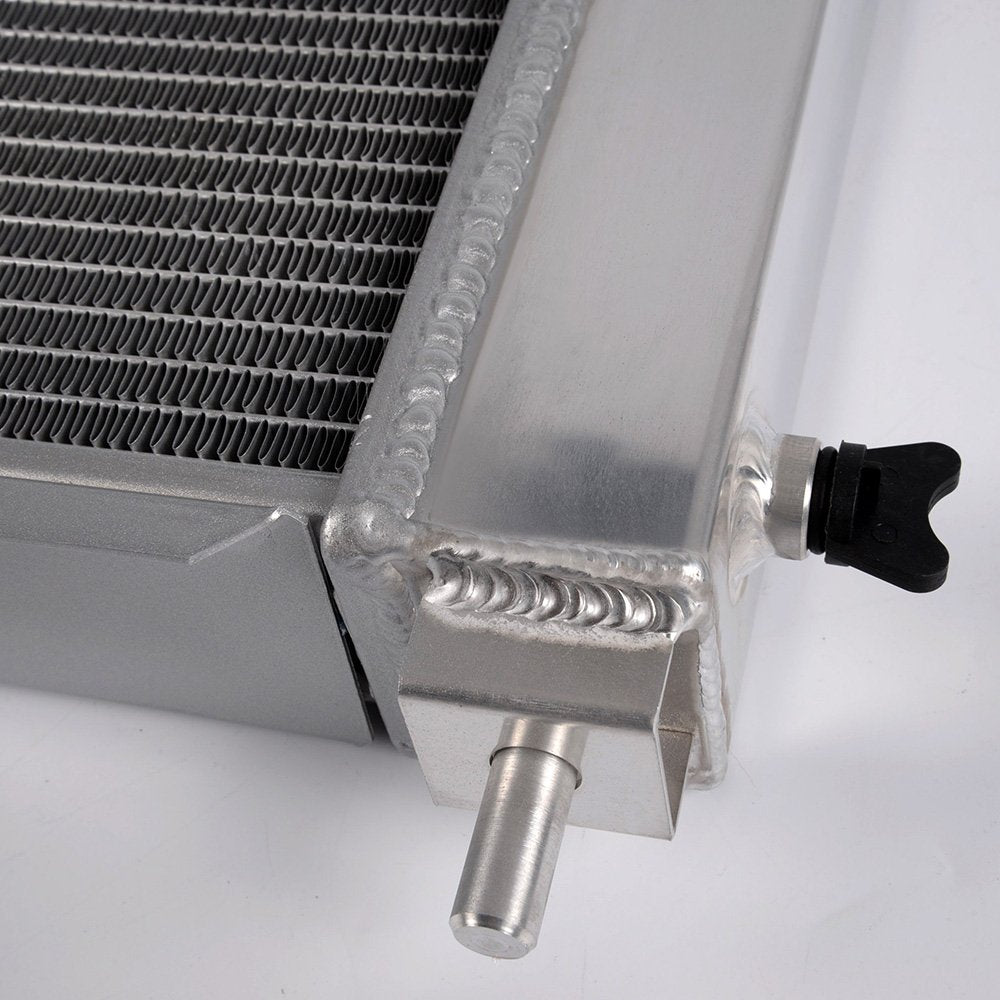 Aluminum Racing Cooling Radiator Stop Leak Compatible For FORD MUSTANG GT/GTS/SVT 3.8L 5.0L 1994-1995