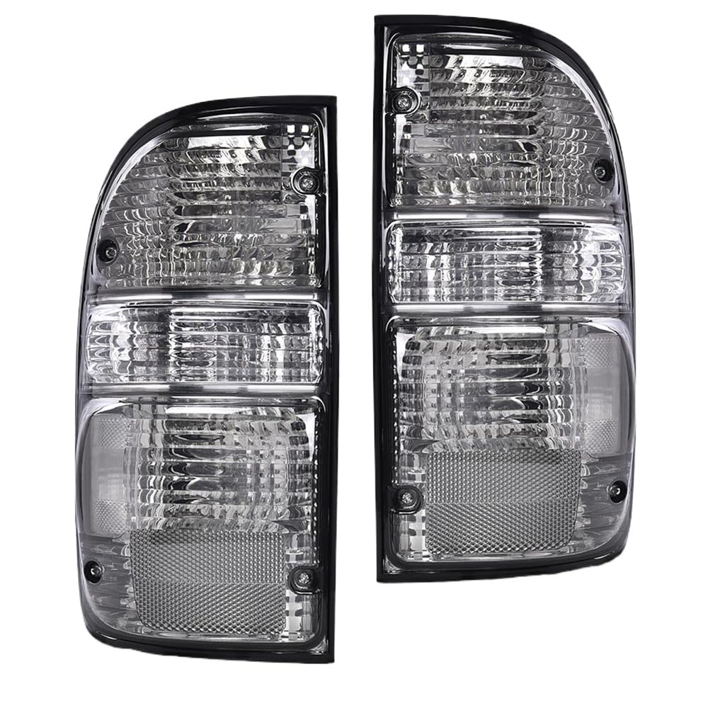 G-PLUS Rear Tail Light Brake Lamps With bulb Wiring Pair Compatible with Toyota Tacoma 2001-2004 81560-04060, 81550-04060 Rear Brake Lamps Assembly Luces Traseras
