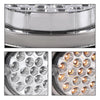 G-PLUS Clear Lens Amber LED Light Marker Turn Signal Light Lamp w/Base universal