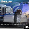 G-PLUS Front Headlight Lens Cover Compatible with 05-07 Ford F250 F350 F450 F550, Left & Right Side (Smoky Lens)