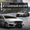 G-PLUS Headlight Lens Cover Compatible with Benz CLA Class W117 CLA250 CLA45 AMG 2013 2014 2015 2016 Left & Right Front Headlamp Lens Cover Clear