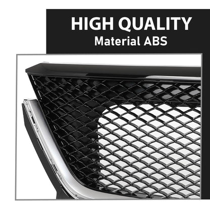 G-PLUS Front Bumper Grille Grill Compatible with Cadillac XT6 2020-2021 84758562 Black and Chrome