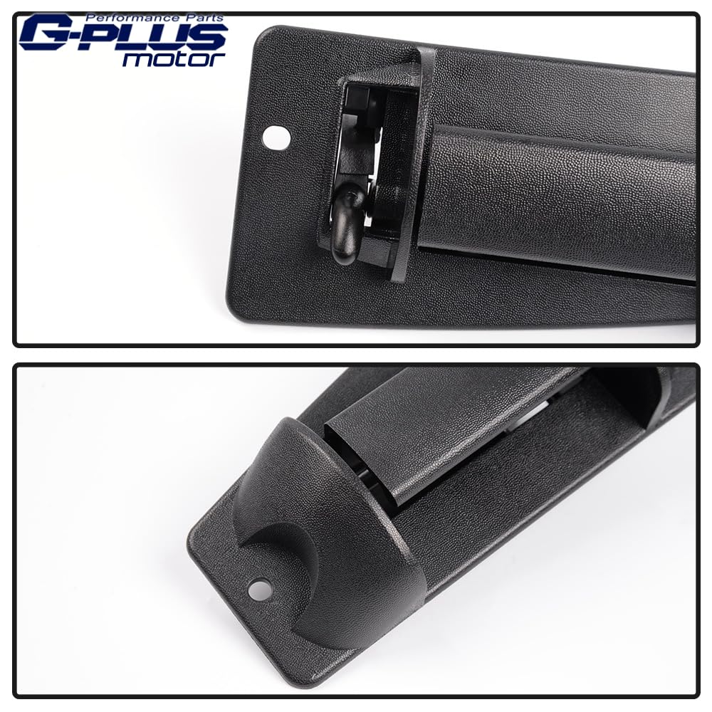 G-PLUS Extended Cab Door Handle Rear Left Driver Side Compatible with Chevy Silverado GMC Sierra 1500 2500 3500 1999-2007 Only for Extended Cab Pickup GM1520115 15758172