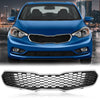 G-PLUS Front Bumper Grill Grille Assembly Chrome Mesh Style Compatible with Kia Forte SX/EX/LX 2014 2015 2016 KI1200156, 86350A7500