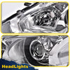 G-PLUS Headlights Compatible With 2013 2014 2015 Nissan Altima 4-Door Sedan Factory Style Automotive Halogen Model Headlamps (Clear Lens Chrome Housing Clear Reflector),faros delanteros