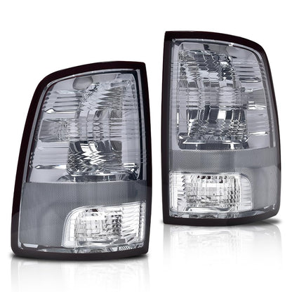 G-PLUS Tail Lights Assembly w/o Bulbs Compatible with Dodge Ram 1500 2009-2018, Fit Dodge Ram 2500 3500 2010-2018, Left & Right Rear Brake Lamps, Smoky Lens, CH2819124