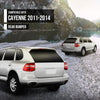 G-PLUS Rear Bumper Deflector Valance Apron Compatible with Porsche Cayenne 2011 2012 2013 2014 958505521009B9, 95850552100, PO1193102 Black