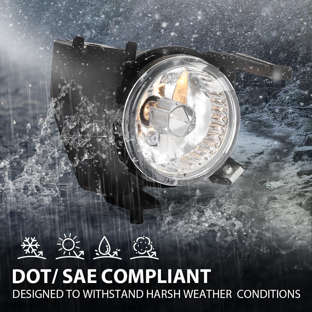 G-PLUS Front Right Fog Light Driving Lamp Compatible with Subaru Forester 2006-2008 84501SA180