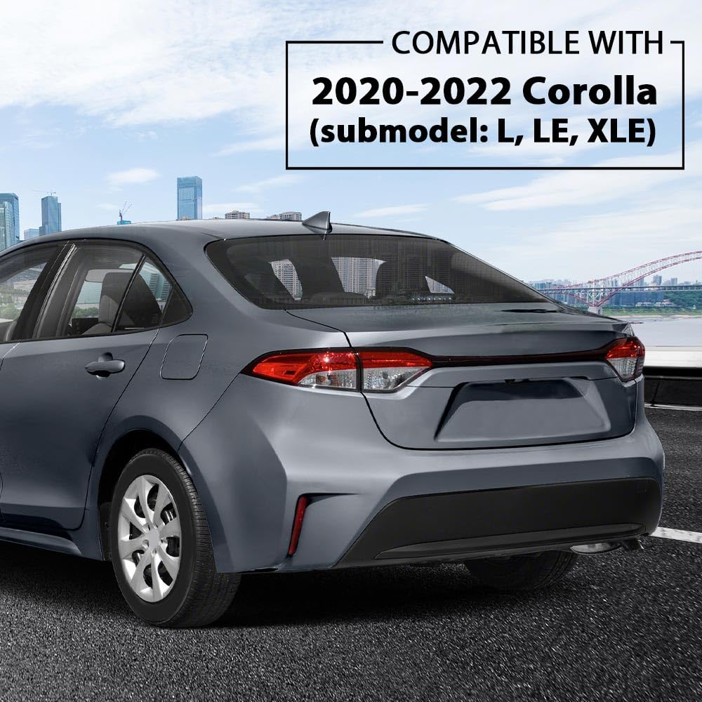 G-PLUS Rear Lower Bumper Trim Compatible with Toyota Corolla (Submodel: L, LE, XLE) 2020-2022 5275402903 TO1144103