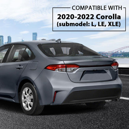 G-PLUS Rear Lower Bumper Trim Compatible with Toyota Corolla (Submodel: L, LE, XLE) 2020-2022 5275402903 TO1144103