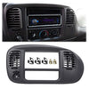G-PLUS 1Set Center Dash Radio Surround Bezel Trim Panel Compatible with 2000-2003 Ford F150/2000-2002 Ford Expedition Black Dashboard Cover