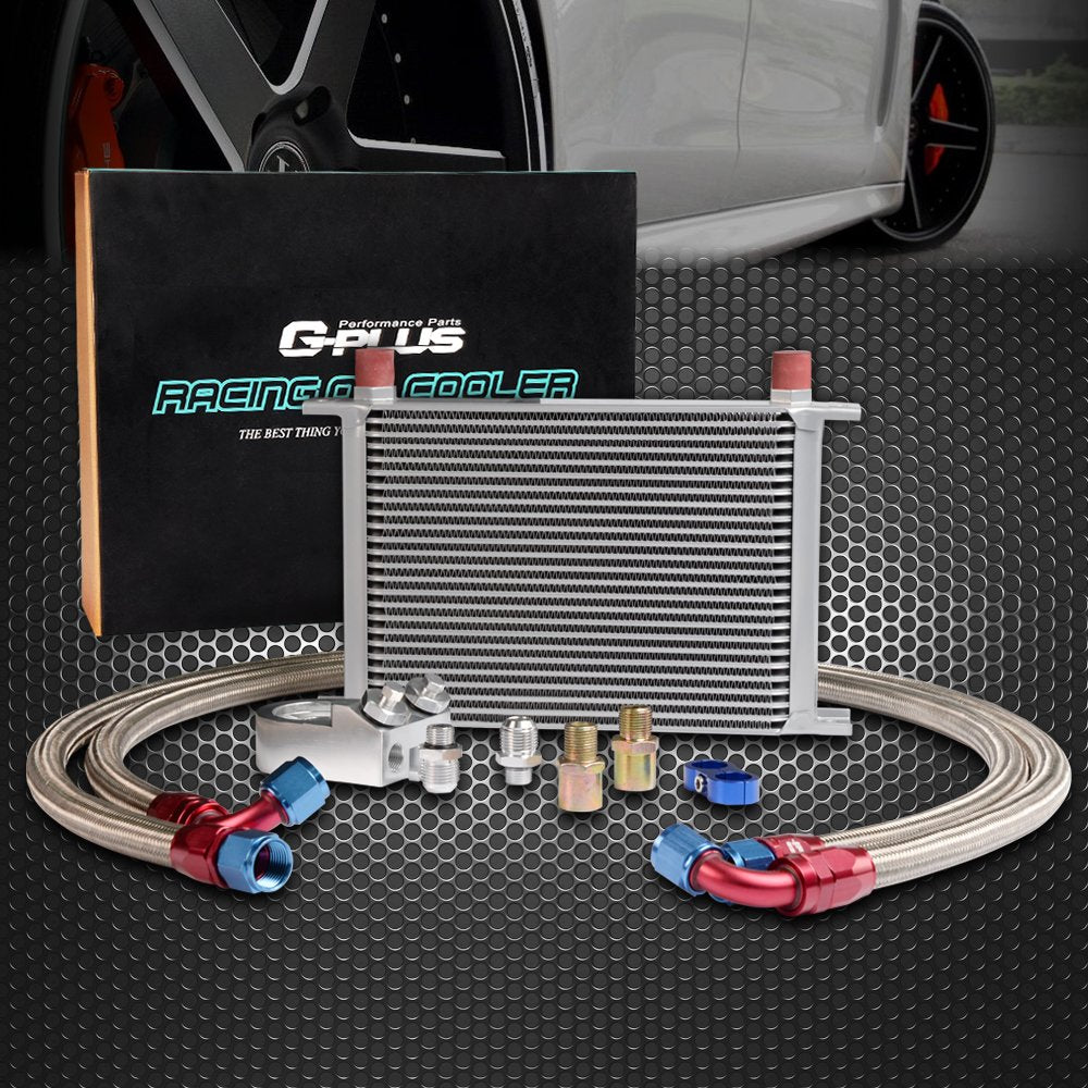 G-PLUS Oil Cooler Kit for Universal AN10 Oil Filter Relocation