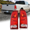 G-PLUS Pair Rear Tail Lights w/o Bulbs & Wire Harness Fit Ford F150 Stepside 1997-2004/ Fit Ford F250 1997-1999/ Fit F250 F350 F450 F550 Super Duty 1999-2007 F85Z13404CA faros traserosAssembly