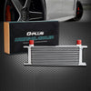 G-PLUS 13 Row AN10-10AN Universal Aluminum Engine Transmission Oil Cooler Silver