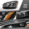 G-PLUS LED Headlight Left Driver Compatible with Benz S560 S450 S63 2018 2019 2020 A2229062105, A222 906 2105 Black