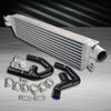 G-PLUS urbo Aluminum Turbo Intercooler Kit + Intercooler Pipe Black Replacement For VW GOLF MK5 MK6 GTI FSI Compatible With JETTA 2.0T /AUDI A3 Twin