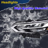G-PLUS Headlights Assembly, Compatible with 2020-2021 Nissan Sentra Left Bumper Headlamp, Clear Lens Black Housing Amber ReflectorBumper Headlamps