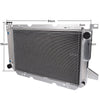 Aluminum Racing Performance Radiator Stop Leak Compatible For FORD F150/F250/BRONCO 5.0L/5.8L/7.5L V8 1985-1996