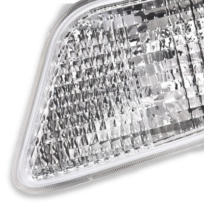 G-PLUS Side Marker Corner Parking Lights Turn Signals Compatible with 1998-2002 Pontiac Firebird Trans Am 10301404 10301405 GM2520177 GM2521177 (White)