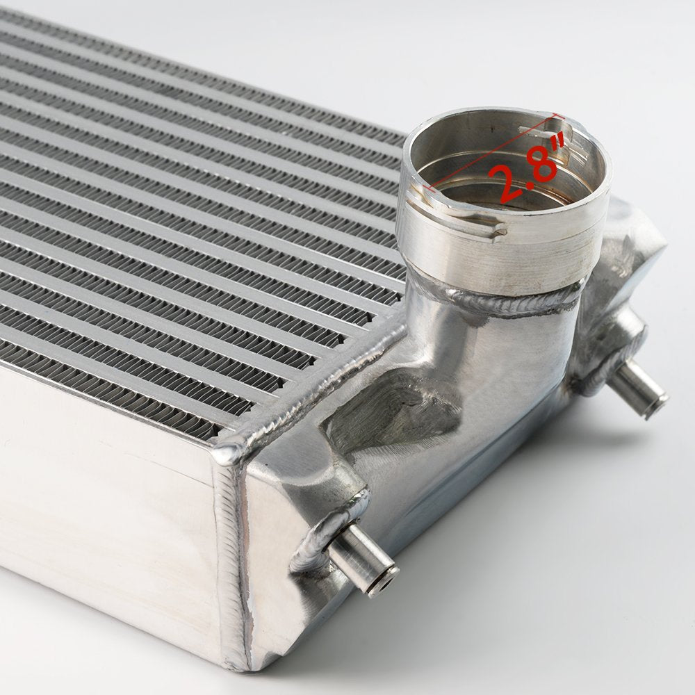 2.75" Inlet/Outlet Twin Left & Right Turbo Aluminum Performance Intercooler Kit Compatible For PORSCHE 996 997 TT TURBO GT2 2001-2009