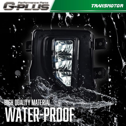 G-PLUS Smoky lens LED Fog Light Compatible With 2016-2018 Chevy Silverado 1500,Bumper Lamps Driving Fog Lamps w/Switch
