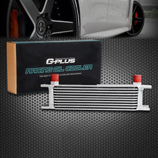 G-PLUS 10 Row Oil Cooler for Universal AN10-10AN Aluminum