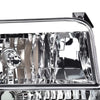 G-PLUS LED DRL Headlights, Fit 1992-1996 Ford Bronco F150 F250 F350 Bumper Headlamps, Smoky Lens Black Housing Clear Reflector,faros delanteros
