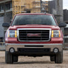 G-PLUS Left Right Clear Lens Front Bumper Driving Fog Lights Lamps + H8 Bulbs Compatible With GMC Sierra 1500 2500HD 3500HD 2007-2013 Pickup
