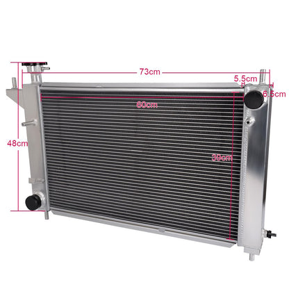 Aluminum Racing Cooling Radiator Stop Leak Compatible For FORD MUSTANG GT/GTS/SVT 3.8L 5.0L 1994-1995