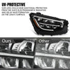 G-PLUS LED Headlight Front Right Side Compatible with Benz GLC Class X253/C253 2020 2021 2022 LED Model, Fit Headlight Without Adaptive Only 2539069203, MB2503262 Black