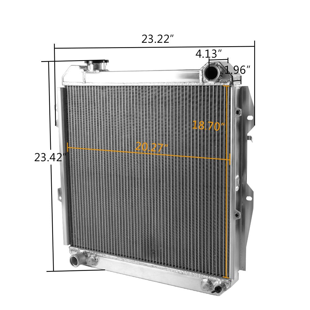 2 Row Aluminum Racing Cooling Radiator Stop Leak Replacement For TOYOTA 3.0L PICKUP/4RUNNER V6 4WD 1988 1989 1990 1991 1992 1993 1994 1995
