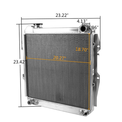 2 Row Aluminum Racing Cooling Radiator Stop Leak Replacement For TOYOTA 3.0L PICKUP/4RUNNER V6 4WD 1988 1989 1990 1991 1992 1993 1994 1995