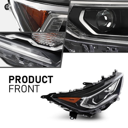 G-PLUS LED Headlights Assembly Front Headlamp Right Compatible with Toyota RAV4 XLE Hybrid XSE/Limited 2019-2022 81110-0R162 Bumper Headlamps,faros delanteros