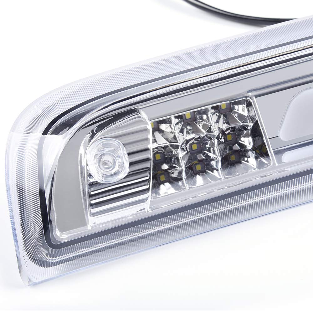 G-PLUS 3rd Brake Light Compatible With 2014-2020 GMC Sierra 1500 2015-2020 GMC Sierra 2500HD 3500HD LED Third Tail Light Rear Cargo Lamp High Mount Stop light