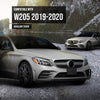 G-PLUS Headlight Lens Cover Compatible with Benz C-Class W205 2019-2020 Right Side Front Headlamp Lens Cover Clear