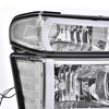 G-PLUS LED DRL Headlights,Fit Chevy Colorado/GMC Canyon 2004-2012,Fit Isuzu i-280 i-350 2006/i-290 i-370 2007-2008 Clear Lens Chrome Housing Clear Reflector Bumper Headlamps,faros delanteros Assembly